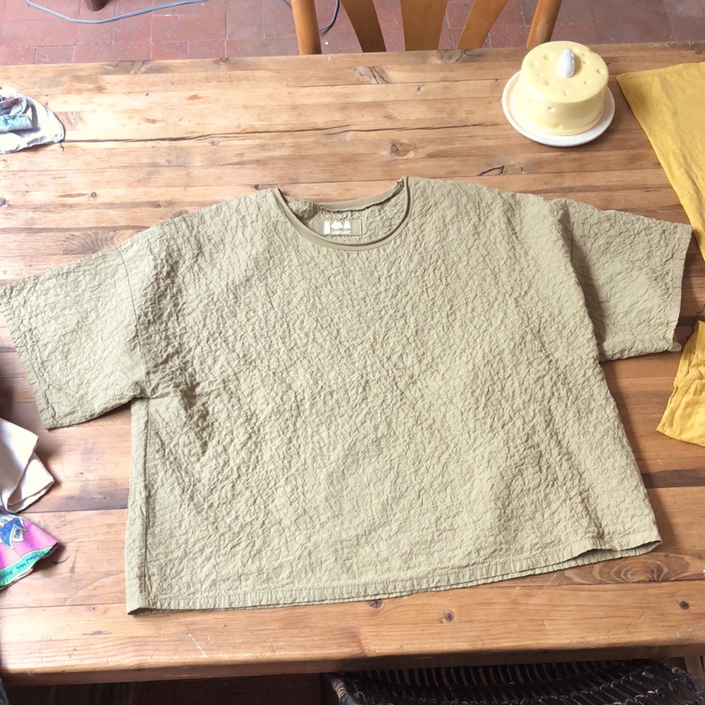 Labo Art cotton tee in Mojave color